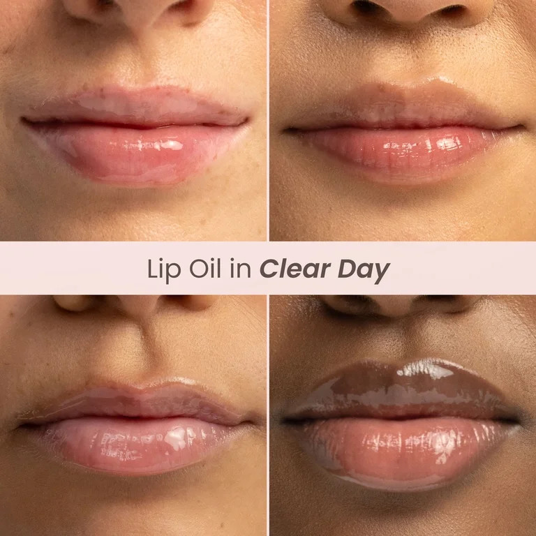 Burt's Bees Clear Day Lip Oil Gloss with Wand Applicator, 0.15 oz. | Walmart (US)