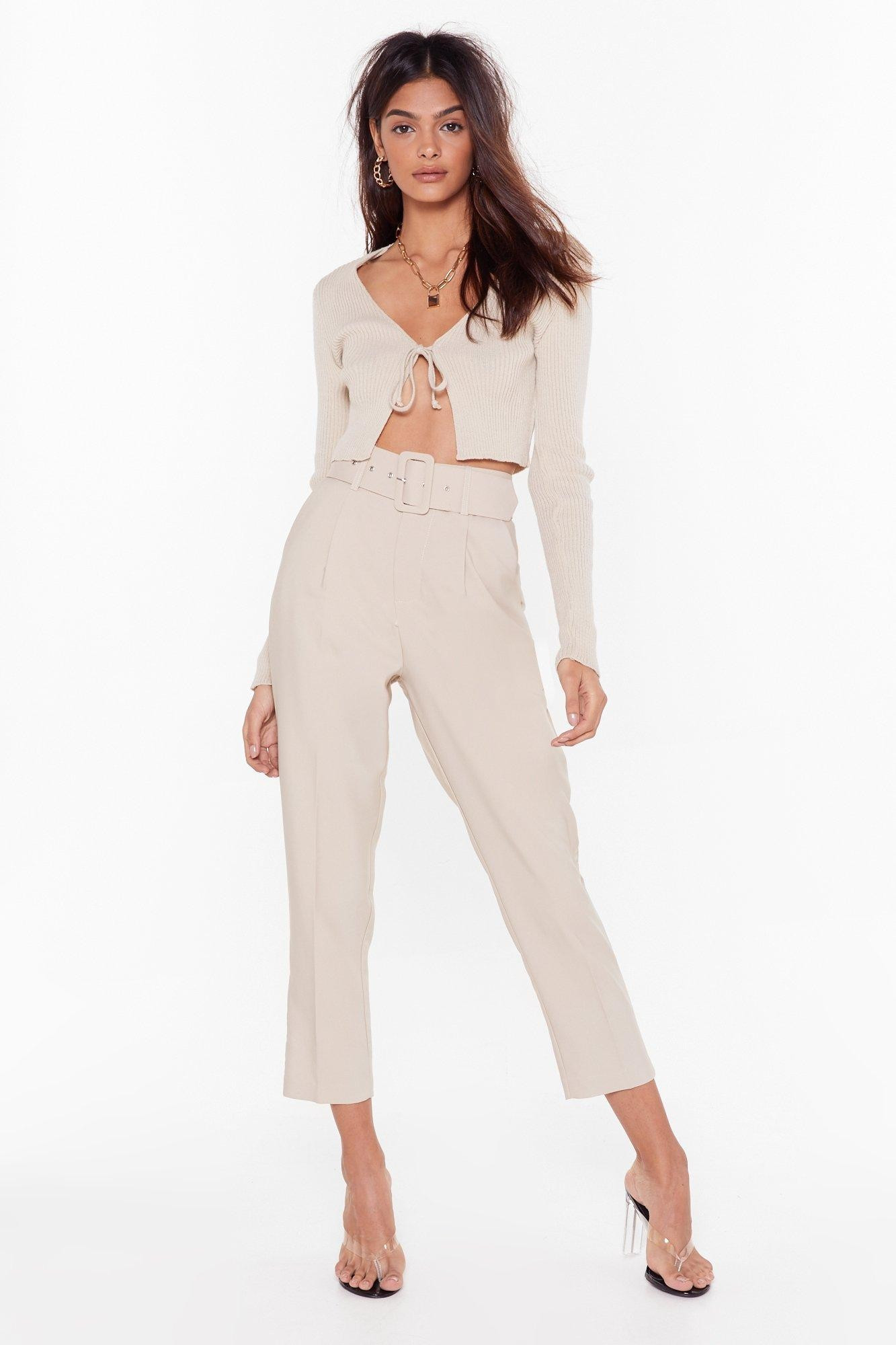 Hit Top Gear Belted Pants | NastyGal (US & CA)