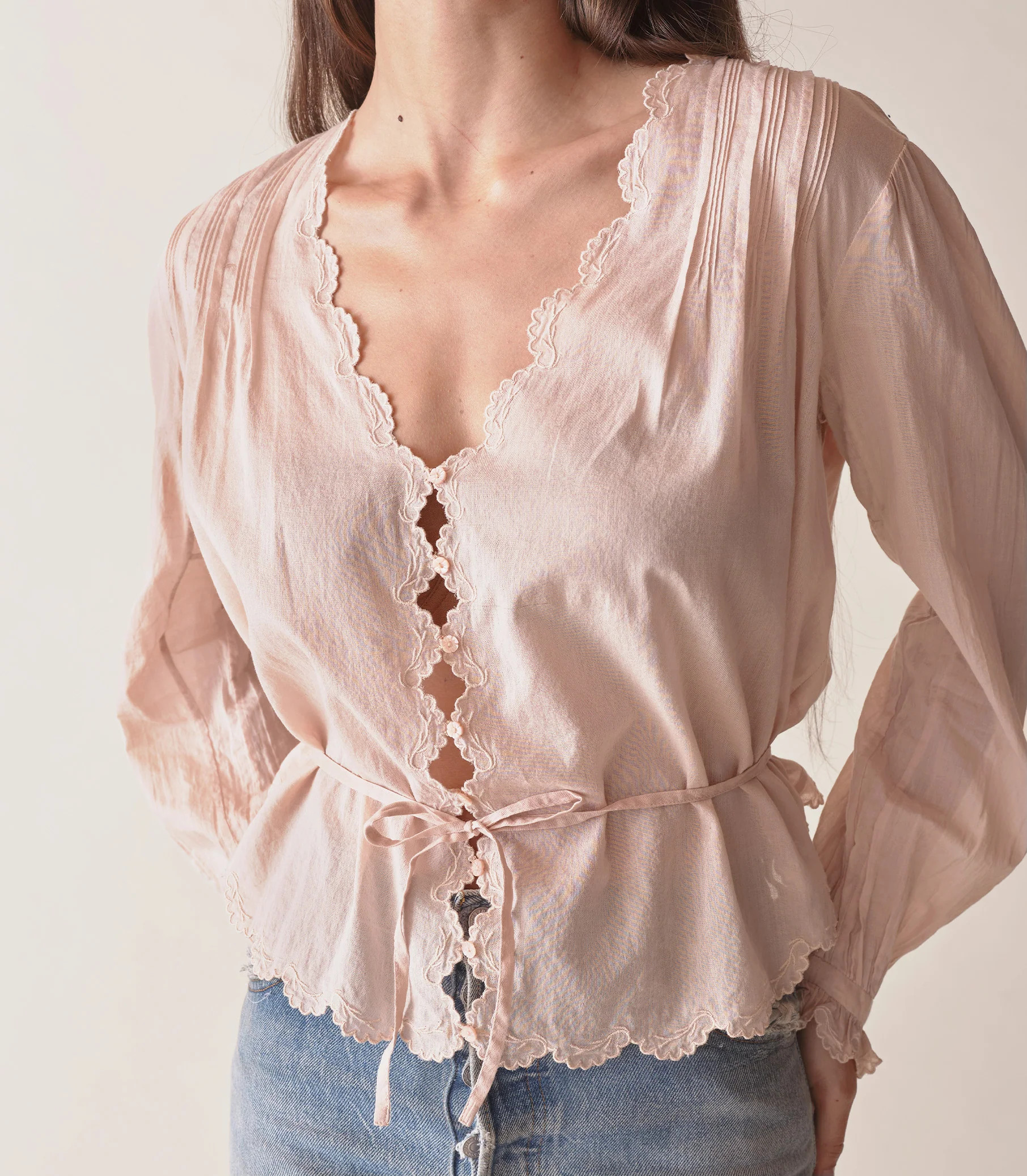 Elayne Top - Sundried Rose | DÔEN | DOEN