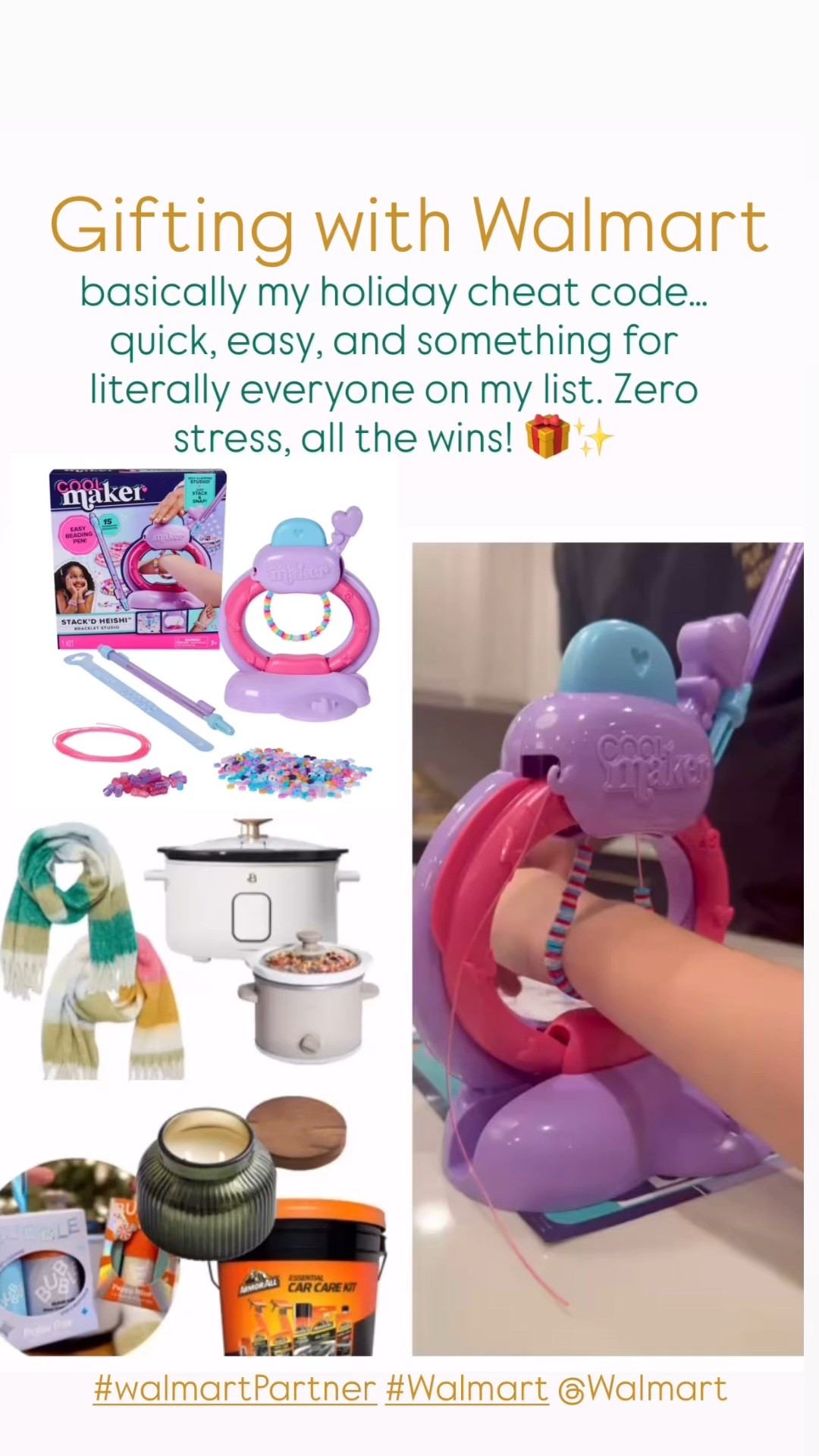 Gifting with #Walmart is basically my holiday cheat code… quick, easy, and something for literally everyone on my list. Zero stress, all the wins! 🎁✨  #walmartPartner @Walmart