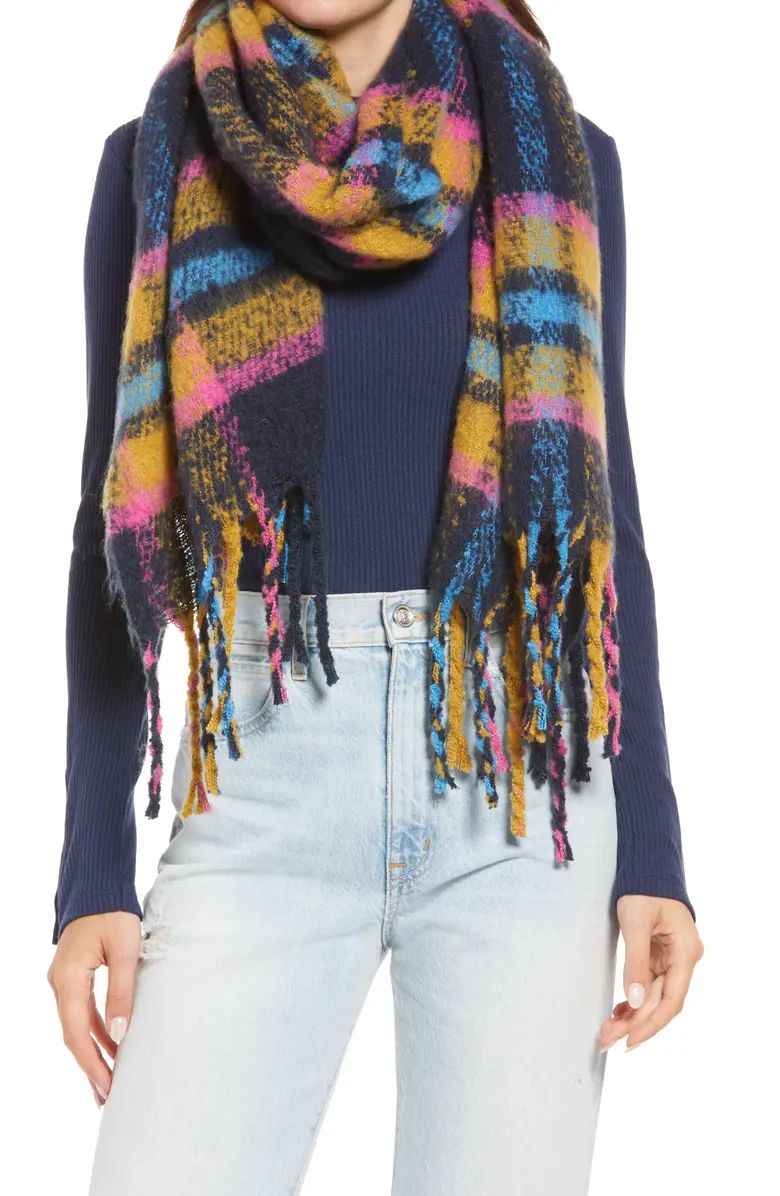 Treasure & Bond Exaggerated Plaid Scarf | Nordstrom | Nordstrom