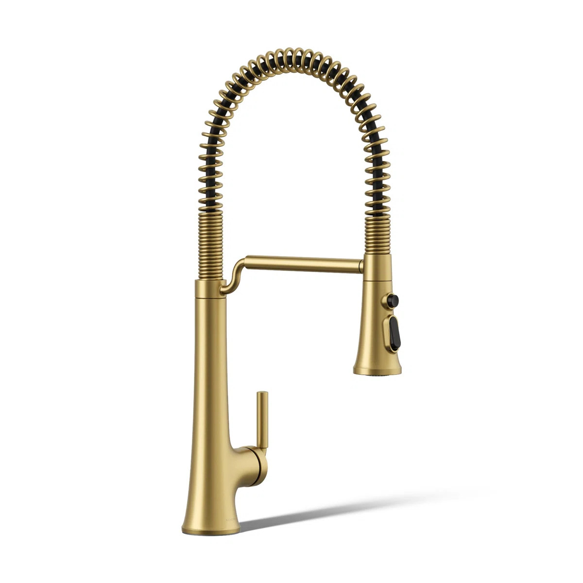 Kohler Tone Single Handle Semi-Professional Pre-Rinse Kitchen Sink Faucet with Three-Function Pul... | Wayfair North America