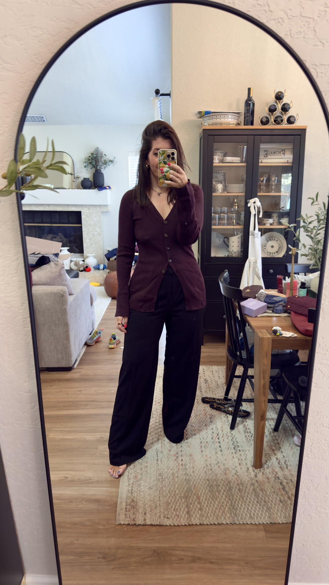 Old navy order try in
Got the tall size in this sweater - in a medium tall 
In a medium (8) tall in the pull on work pants


#LTKFindsUnder50 #LTKWorkwear #LTKMidsize