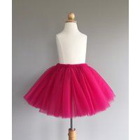 Fuschia Hot Pink Tutu - Any Size Infant Toddler & Up - Dance Skirt - Ballerina Very Full | Etsy (US)