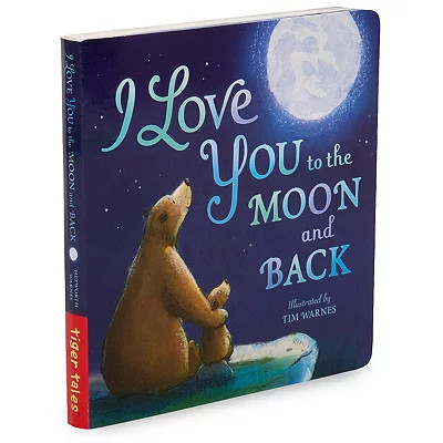 I Love You to the Moon and Back Book, Multicolor, 6.6L x 0.6W 6.6H | Kirkland's Home | Kirklands