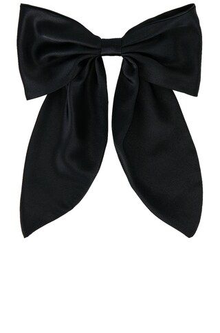 SHASHI Satin Bow in Black from Revolve.com | Revolve Clothing (Global)