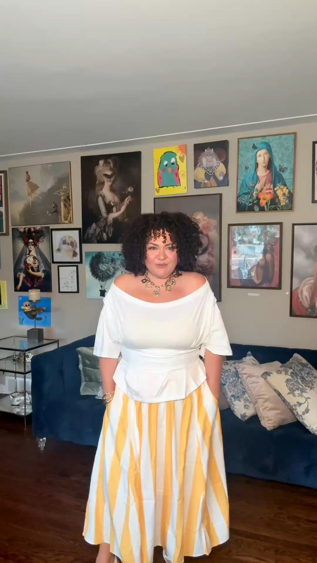 Spring is taking over! This skirt will be in heavy rotation 

#LTKMidsize #LTKSeasonal #LTKOver40