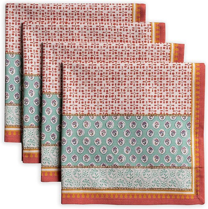 Maison d' Hermine Napkin 100% Cotton Set of 4 Cloth Napkin Decorative Washable Napkins, Home, Kit... | Amazon (US)