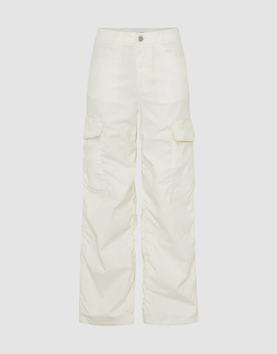 Multi-Pocket Wide-Leg Pants | Urban Revivo