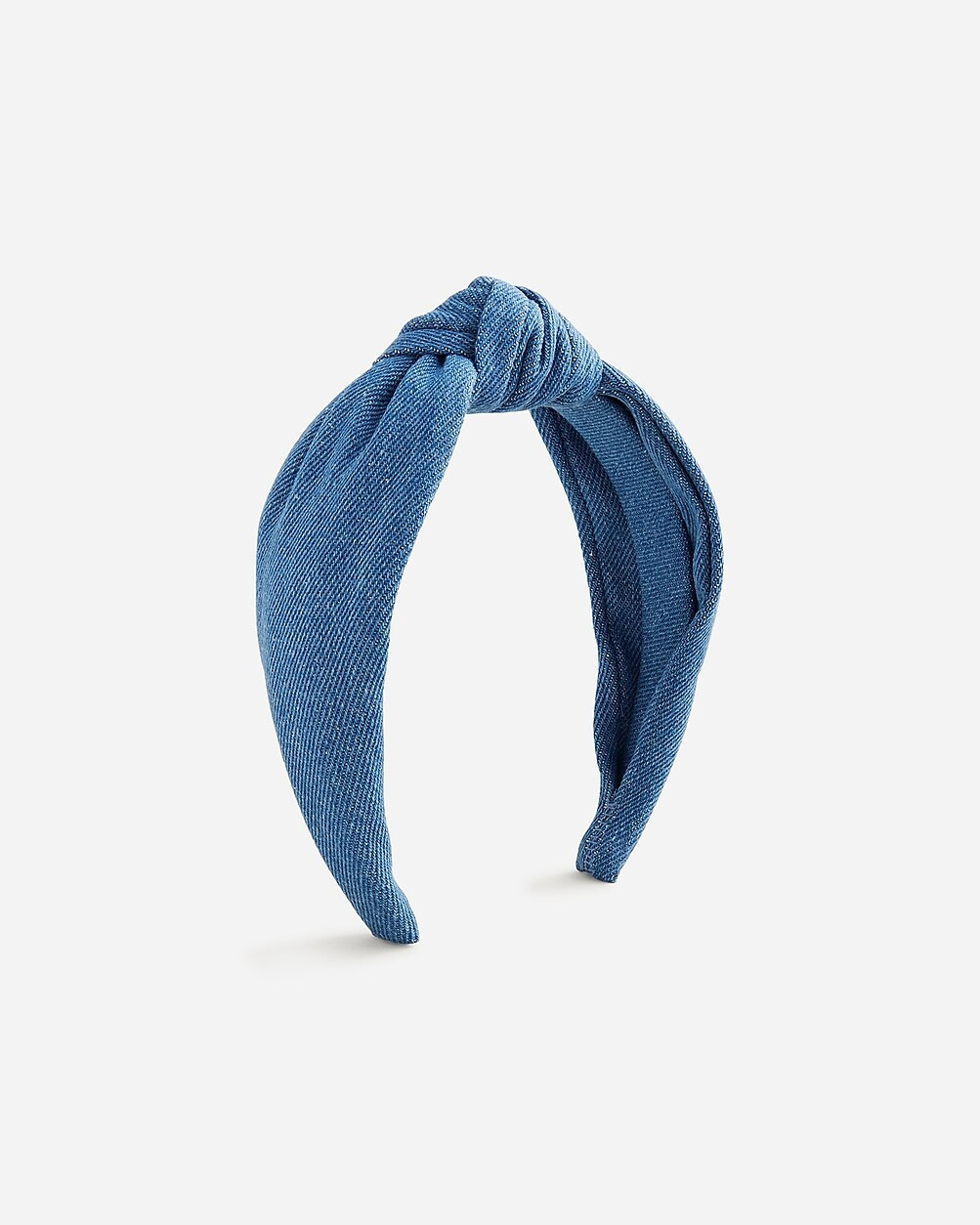 Knot headband in chambray | J. Crew US