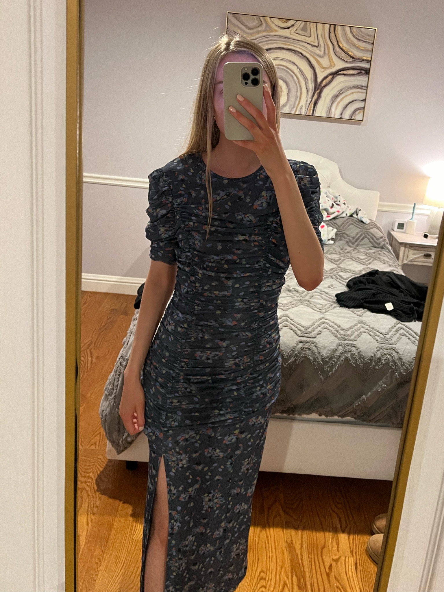 floral midi