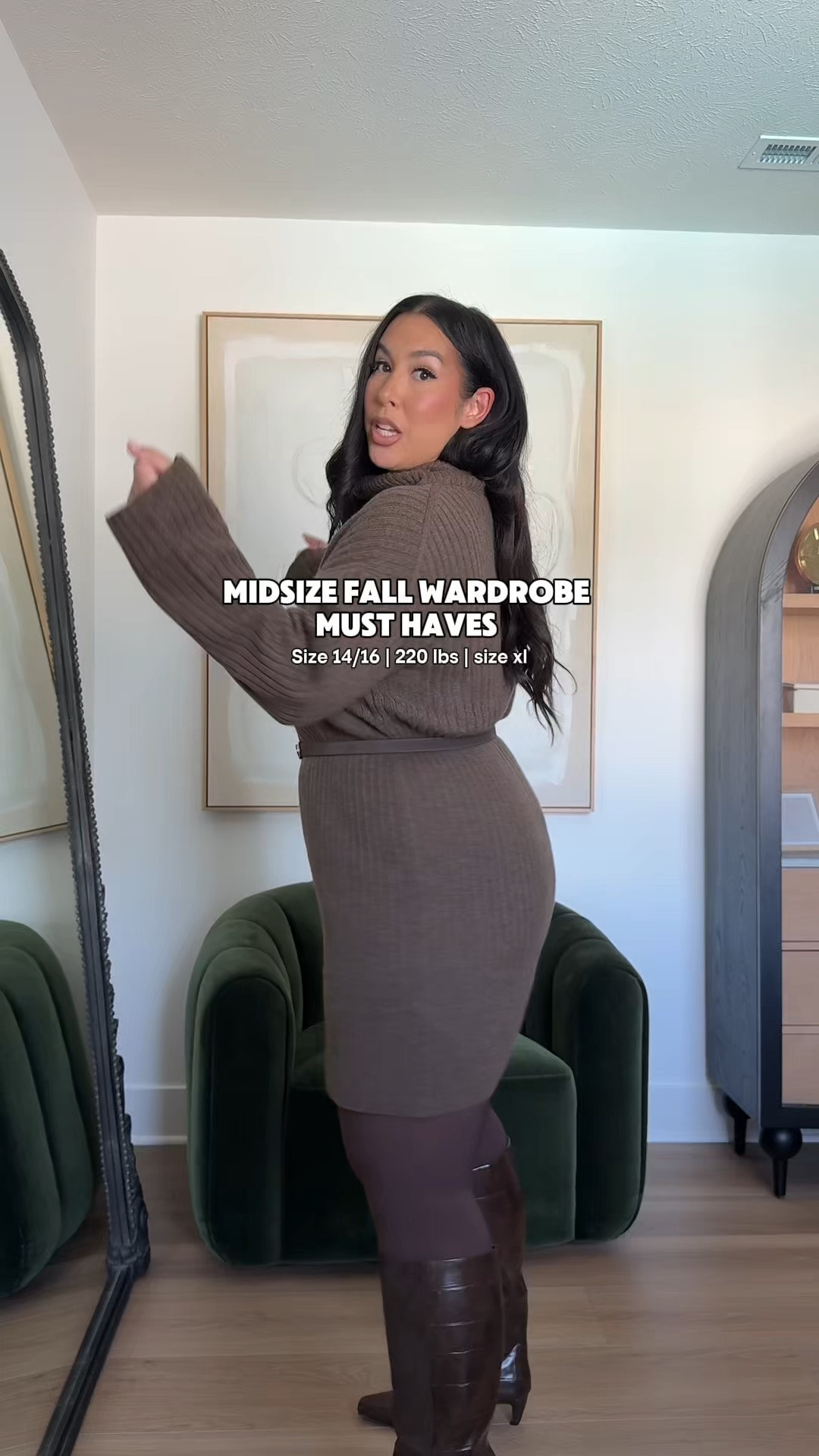 Midsize fall wardrobe must haves 
Sweat dresses
Fall jeans 
Size xl or size 33/16 tts

#LTKMidsize #LTKootd