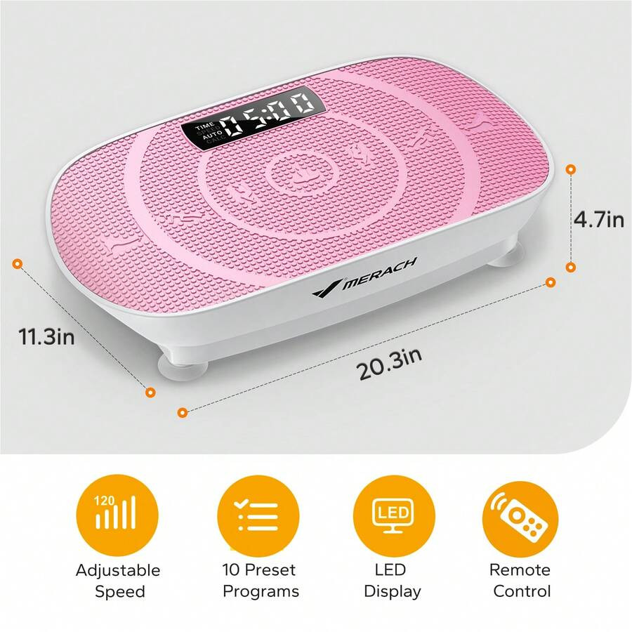LocalMERACH Vibration Plate, Whole Body Workout Powerful Quiet Vibration Plate Exercise Machine F... | SHEIN