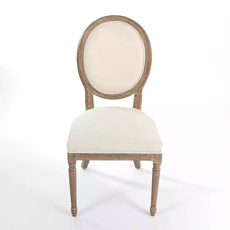 Louis Cream Upholstered Dining Chair | Kirkland's Home