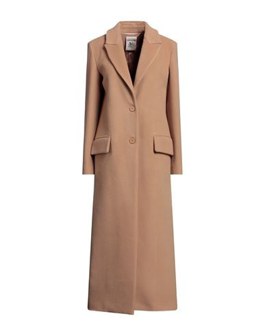 Semicouture Woman Coat Camel Size 10 Virgin Wool, Polyamide, Polyester | YOOX (US)