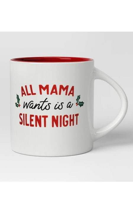 I buy the new version of this mug every year because my kids STILL don’t know how to sleep through most nights 😂

#LTKSeasonal #LTKhome #LTKHoliday