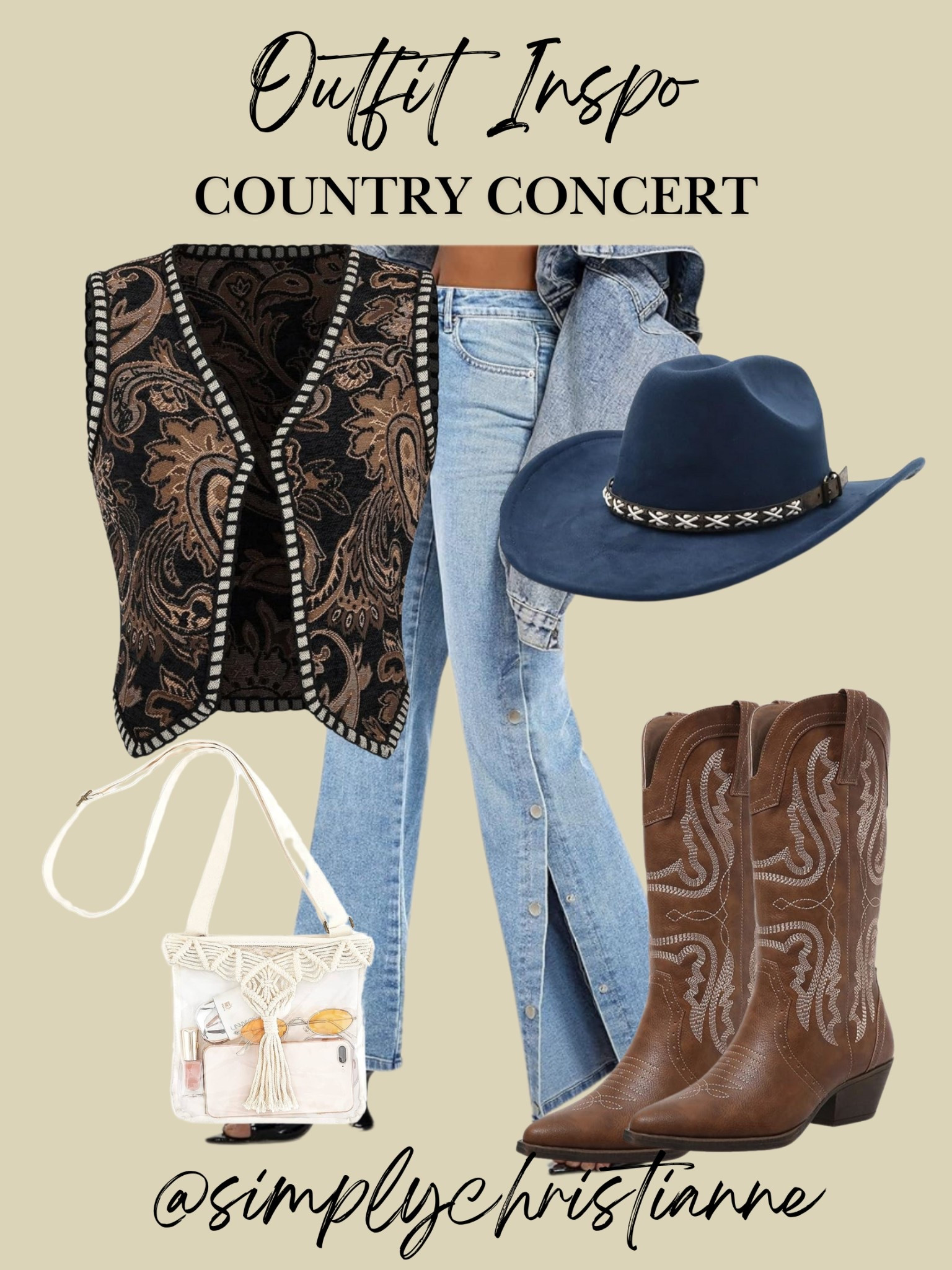 Amazon Faahion, Country Concert Outfit 

#LTKItBag #LTKShoeCrush #LTKStyleTip