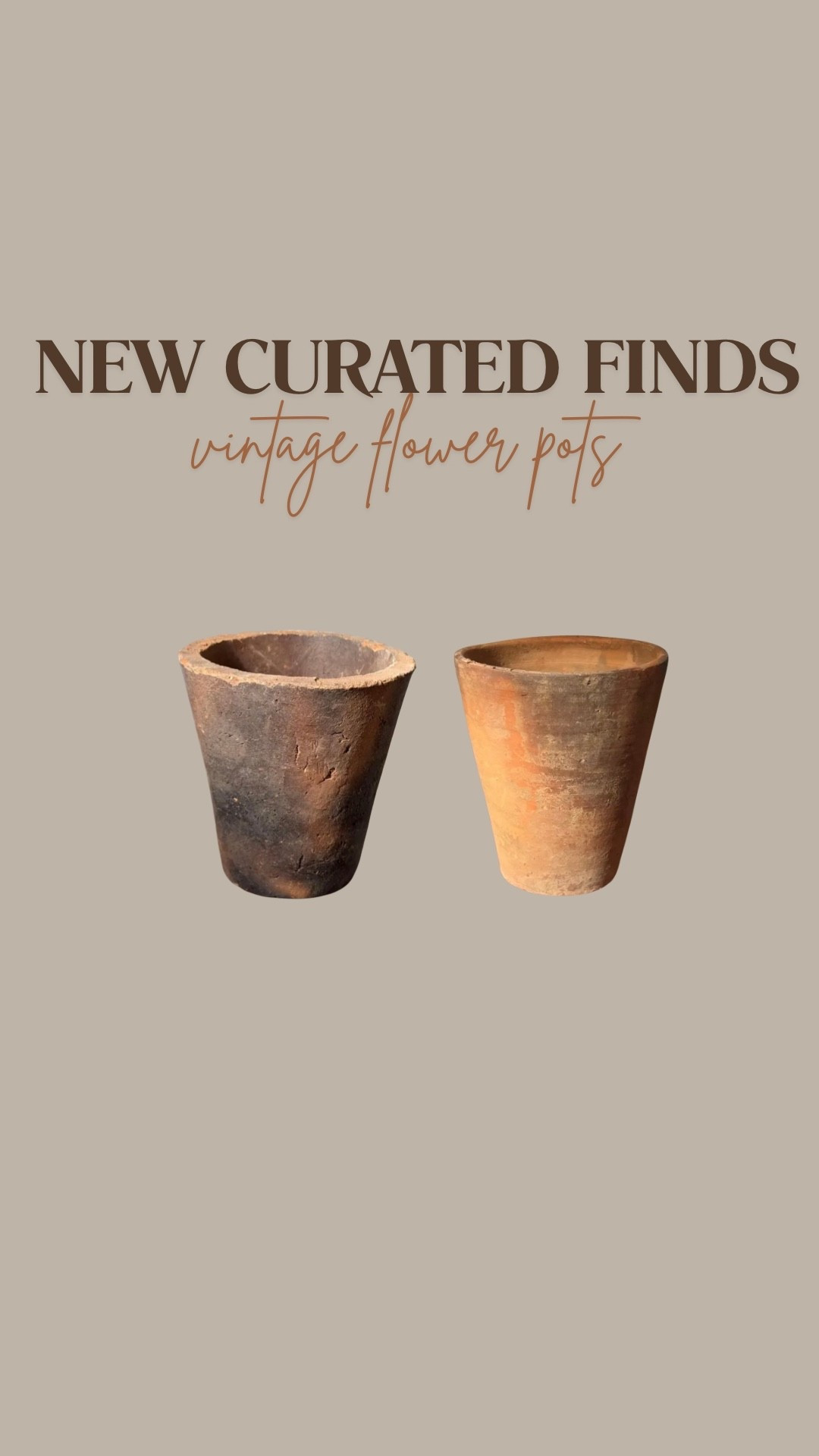 These vintage flower pots are amazing!

#LTKHome #LTKSeasonal #LTKvlog