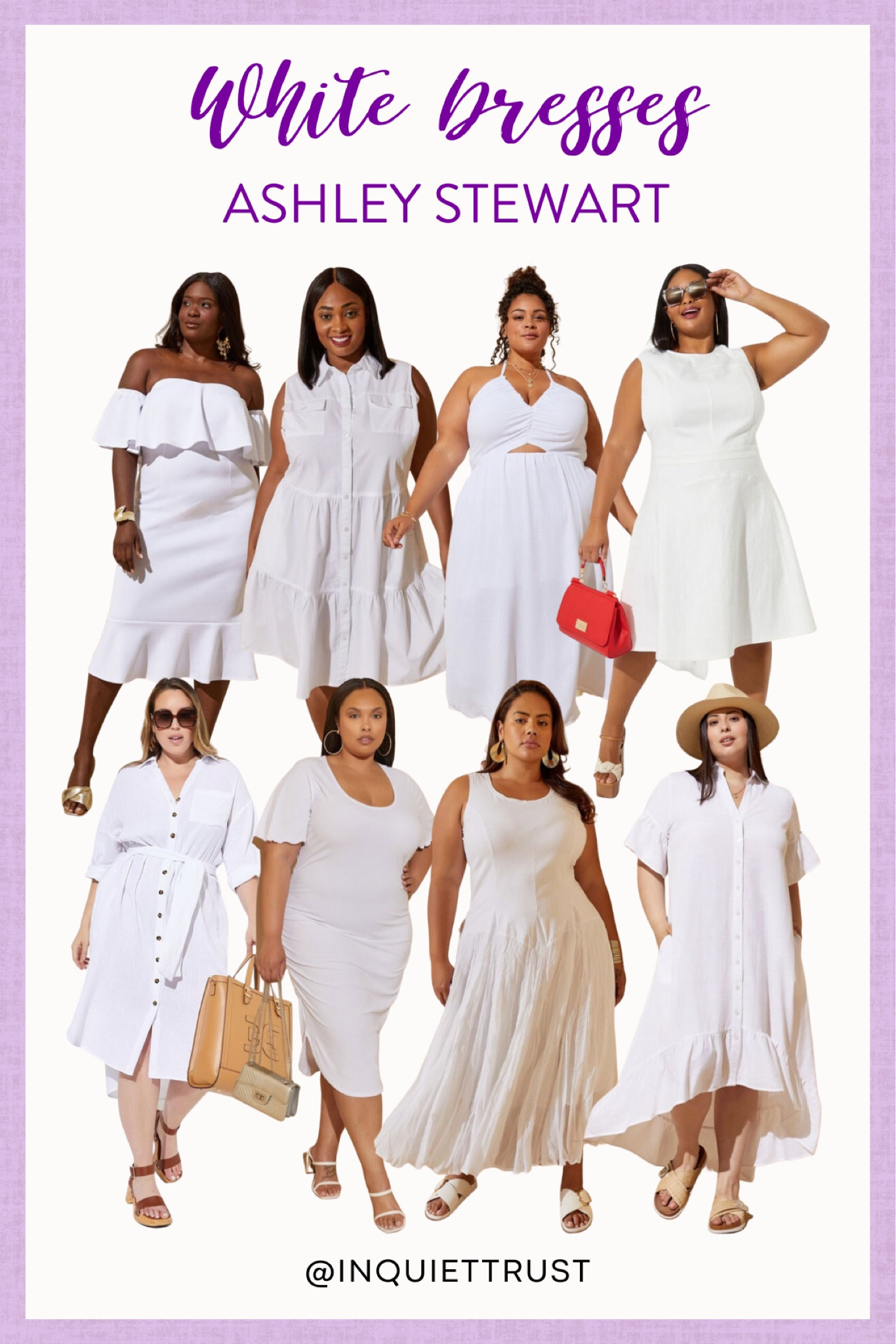 Don't miss this collection of chic white dresses you can wear this summer!

#curvyoutfit #beachoutfit #outfitinspo #plussize

#LTKstyletip #LTKunder50 #LTKcurves