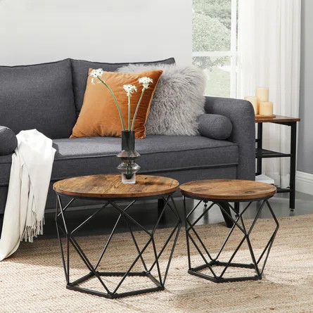 17 Stories Keema Frame 2 Piece Bunching Coffee Table Sets | Wayfair North America