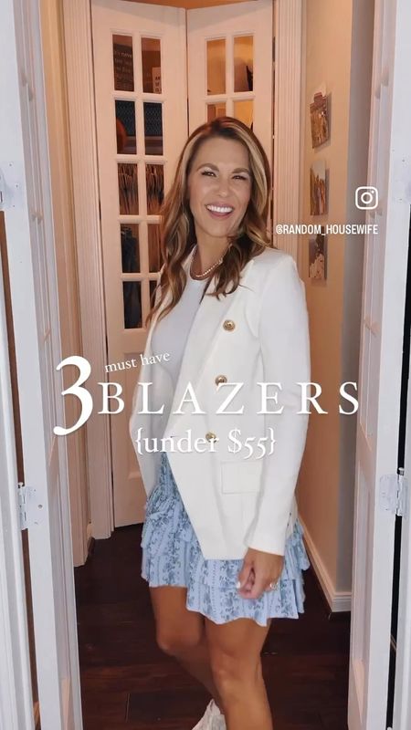 These blazers are fabulous and under $55! Sized down in all besides the orange Amazon one! 

#LTKstyletip #LTKFind #LTKSeasonal
