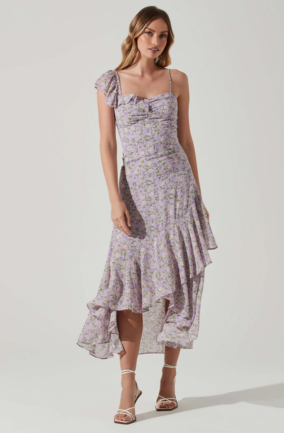 Camelia Floral Midi Dress | ASTR The Label (US)