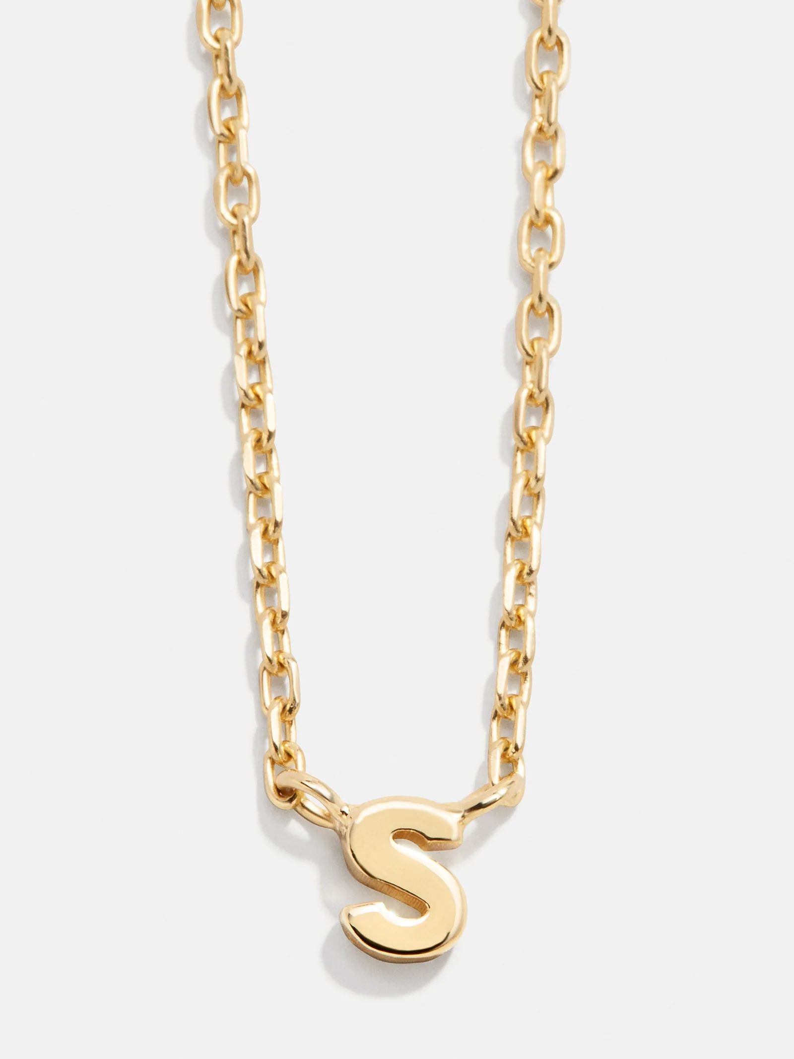 18K Gold Mini Initial Necklace | BaubleBar (US)