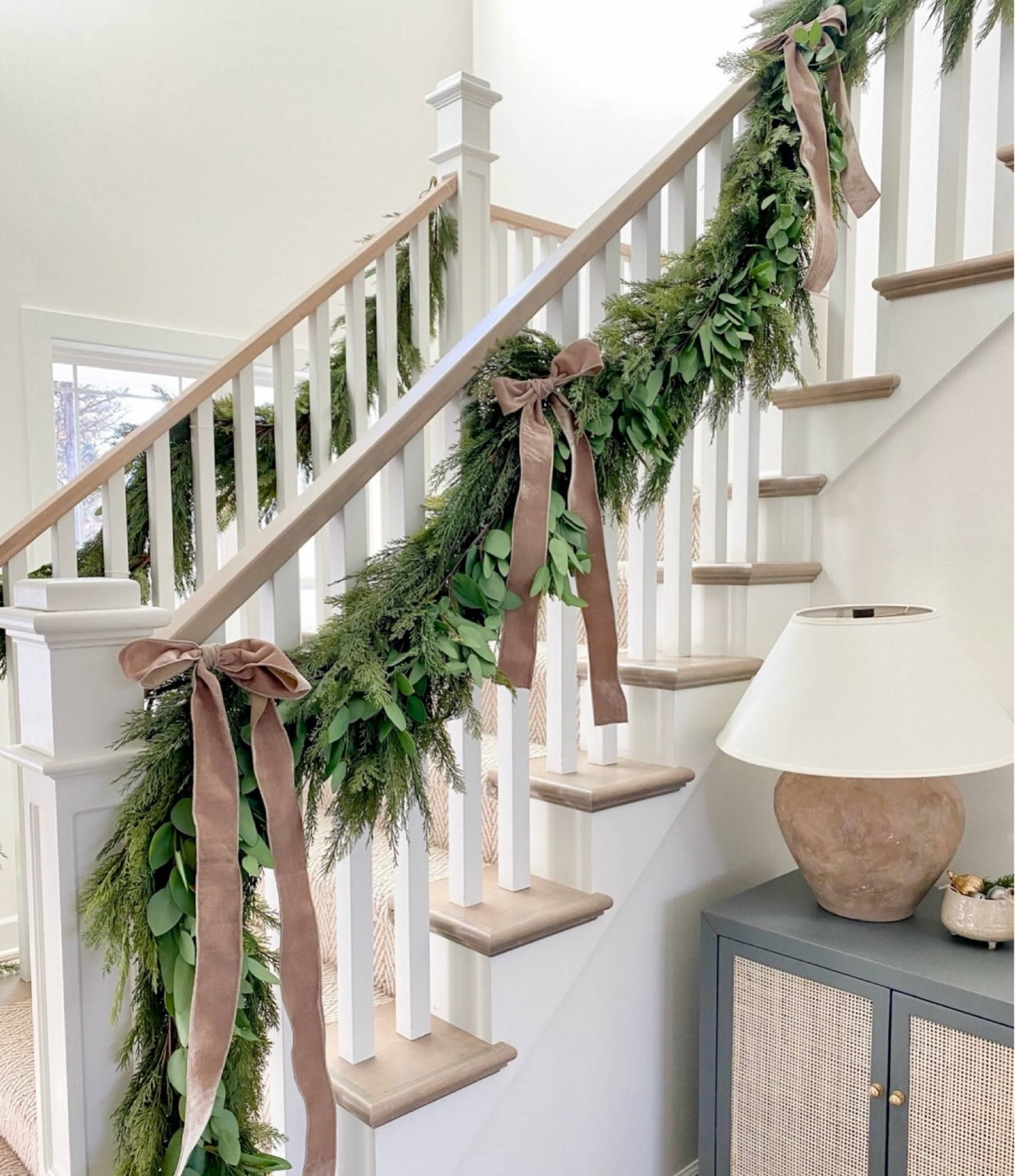 Southern Style. #garland #christmas 

#LTKSeasonal #LTKHome #LTKHoliday