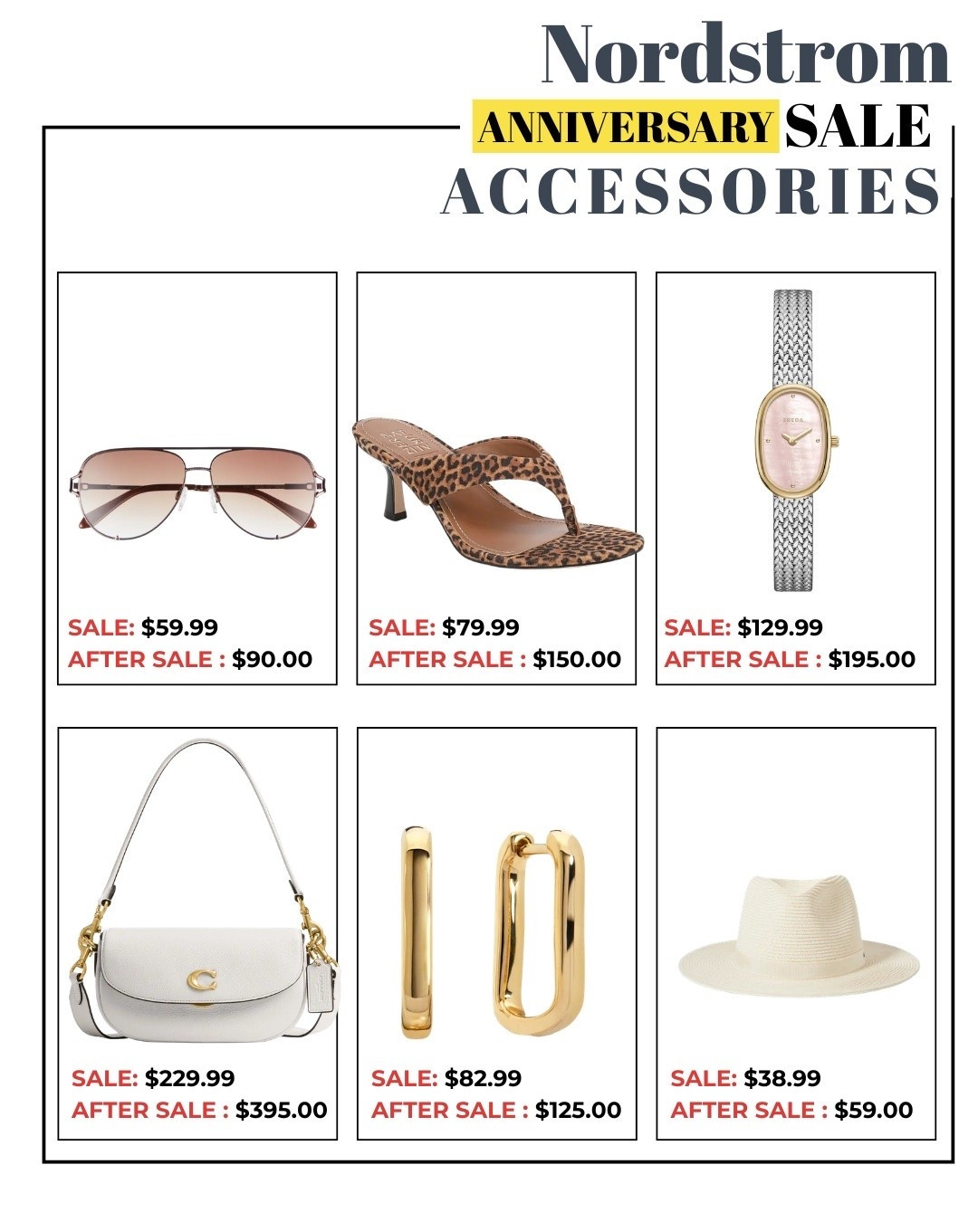 Sometimes one accessory can completely change the vibe of an outfit. These Nordstrom Anniversary Sale picks are those easy wardrobe upgrades that make getting dressed feel more elevated. Classic pieces, versatile styles, and little details that make every look feel intentional. Nordstrom Anniversary Sale Accessories, NSale Accessories, Nordstrom Sale Finds, Affordable Luxury Accessories, Designer Accessories, Summer Accessories, Handbags, Sunglasses, Gold Jewelry, Statement Earrings, Everyday Accessories, Outfit Accessories, Fashion Finds, Style Essentials, Wardrobe Staples

#LTKootd #LTKSaleAlert #LTKSeasonal