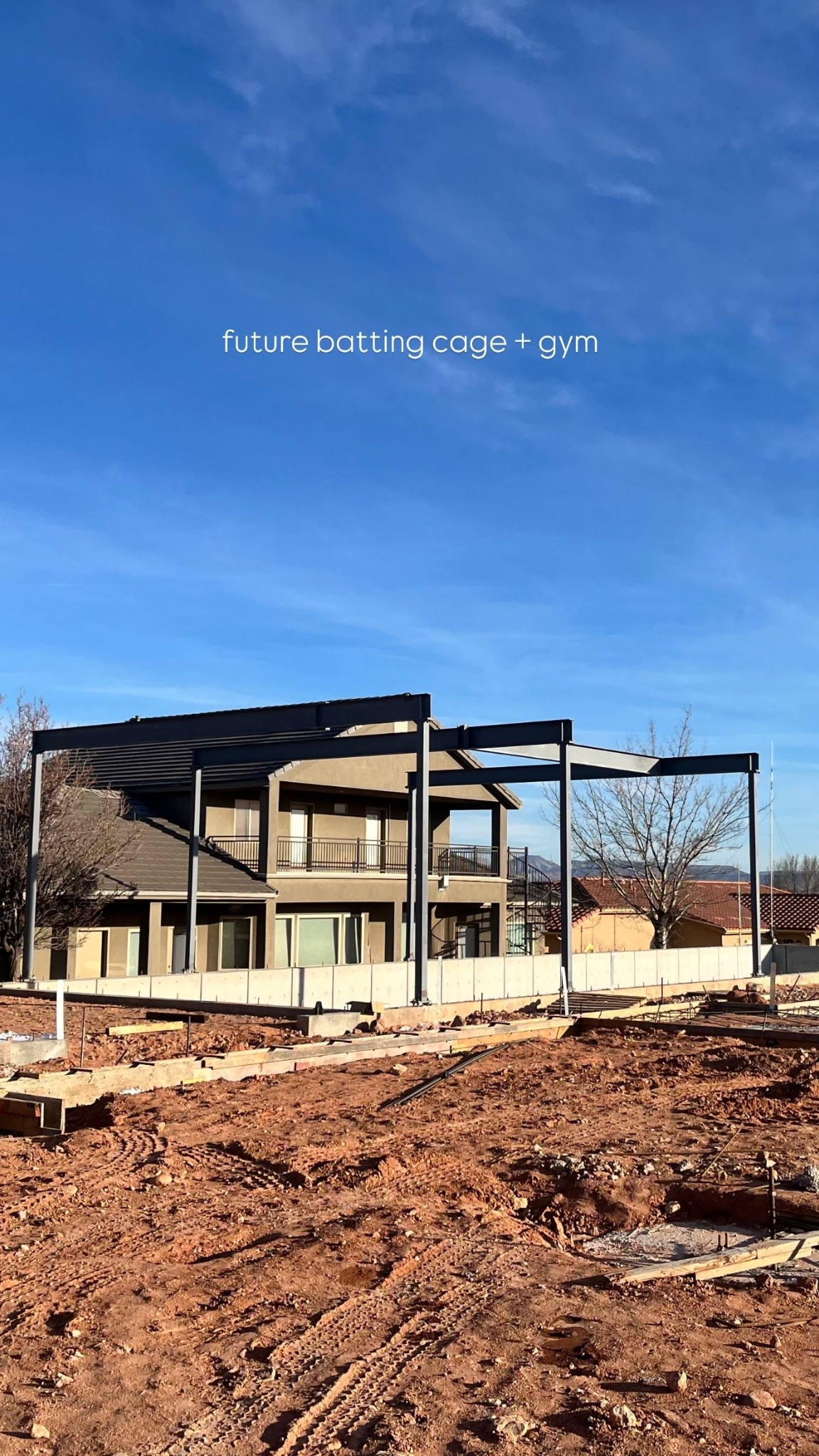 future batting cage + gym