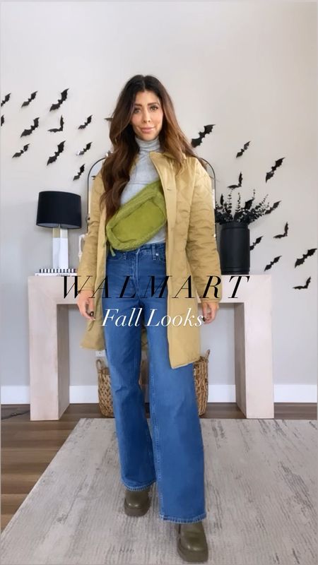 6 Fall looks from @walmart 🙌🏼 Tell me your favorite look? All are linked in the LTK app and search “latishaspringer” or linked bio! #walmartpartner 
Outfit details and sizes
Outfit 1:Jacket $58 size xs, Top size $18 size xs, Jeans $34 size 0, Belt bag $14 (come in many different colors too).
Outfit 2: Dress $40 size xs, Bag $40 (great quality).
Outfit 3:Sweater Vest $13 size S, Jeans $34 size 0, Bag $40, Loafers $25
Outfit 4: Turtleneck $18 size xs, Cardi $28 size xs, Cargo Jeans $24 size 0, Belt bag $18
Outfit 5: Black Dress $34 size xs, Black Boots $45, Belt Bag $14
Outfit 6: Turtleneck $18 size xs, Sweater Vest $17 size S, Jeans $34 size 0, Boots $35 #falllooks #walmartfashion #walmart #walmartfinds 

#LTKHoliday #LTKunder100 #LTKSeasonal