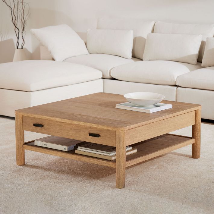 Hargrove Square Coffee Table (42") | West Elm (US)