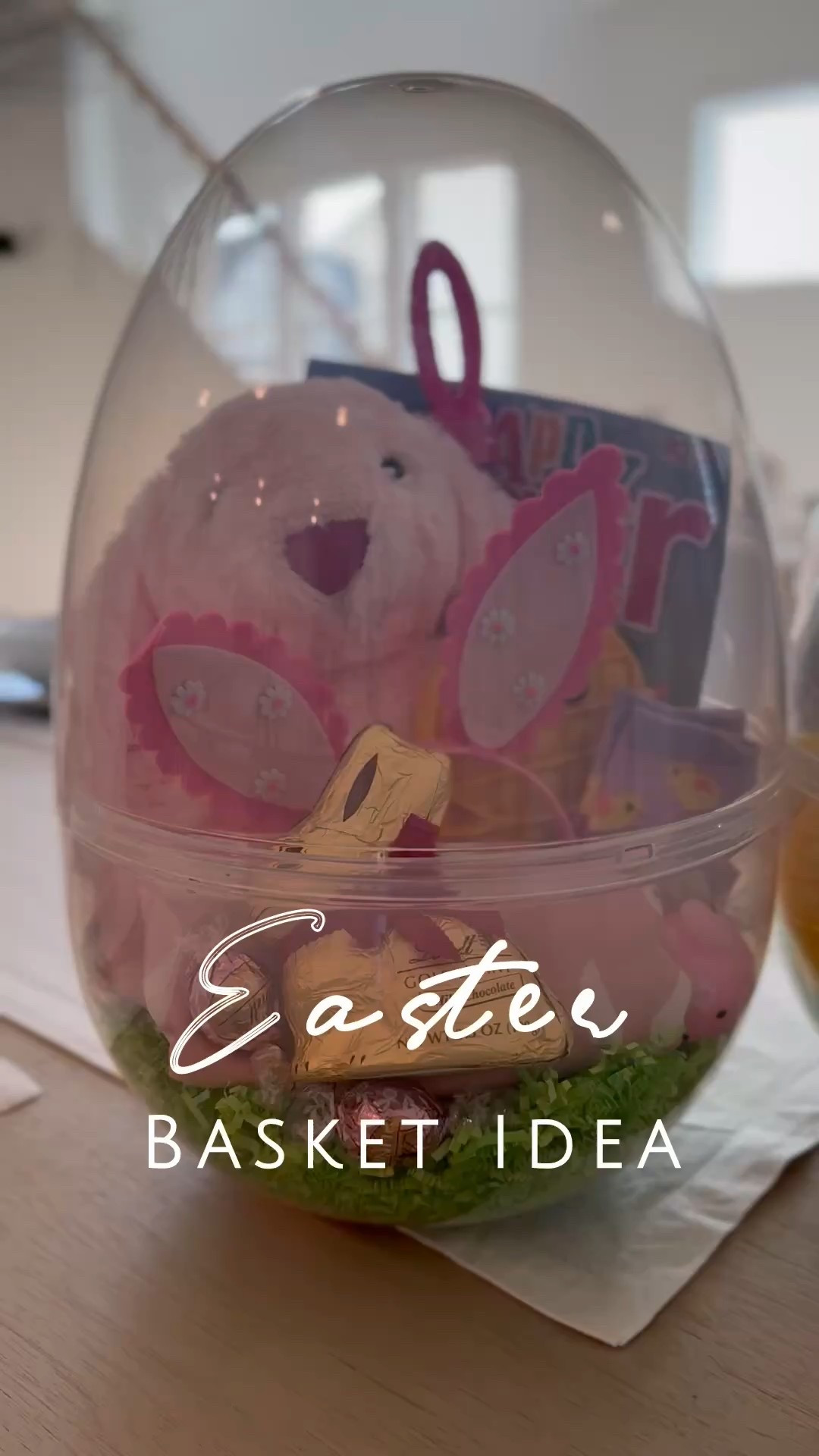 🐰✨ Easter Basket Idea ✨🐰
‌
If you are looking for a fun idea for your kids Easter baskets this year, stop scrolling and start watching!
‌
I found these clear Easter eggs for under $10 and found cool items to fill it without breaking the bank! Most of the toys in here are between $1-$3 and it's all stuff I know my son and his best friend will love! My favorite is the custom bunnies with their names engraved!
‌
I linked everything so comment Easter if you want a link sent to you with all the items you see!

#LTKKids #LTKFindsUnder100 #LTKFindsUnder50