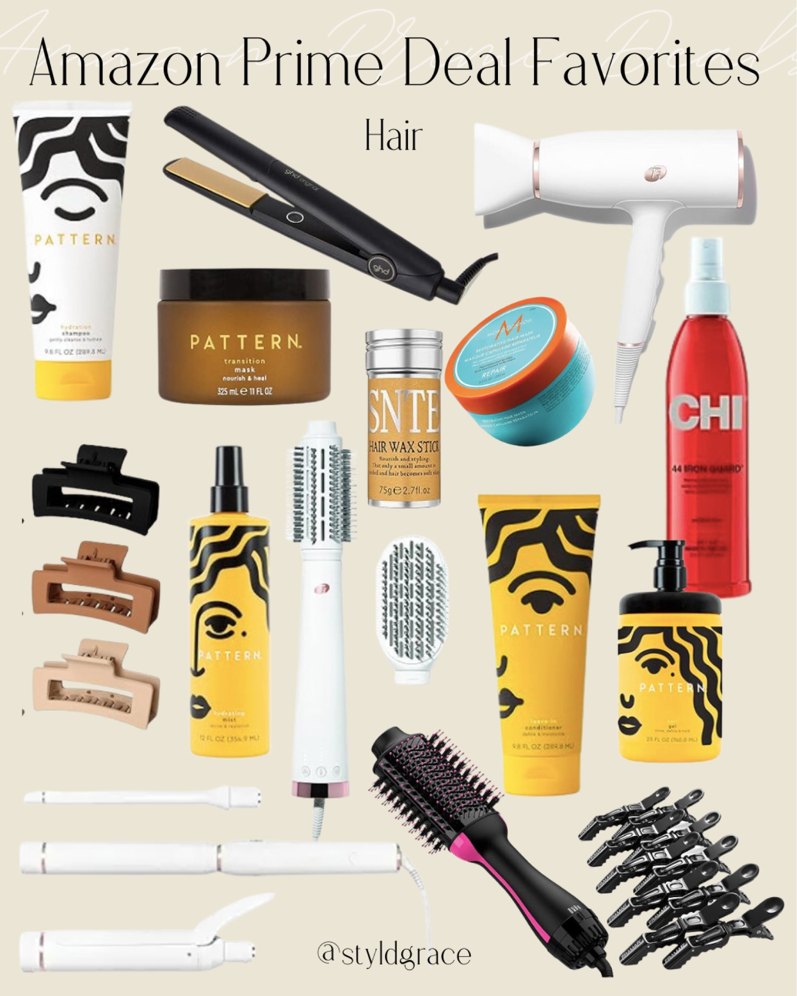 Amazon prime deal favorites- hair essentials 

Hair essentials for black hair, black Women hair products, amazon hair essentials, amazon hair finds, pattern beauty, black women hair must haves, t3, hair styling essentials 

#LTKxPrime #LTKbeauty
