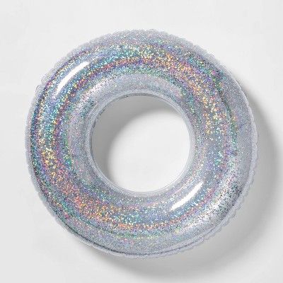 Glitter Swim Tube Silver - Sun Squad™ | Target