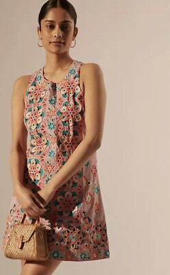 anthropologie Womens Embroidered & Applique Sleeveless dress- Size 2-NWT | eBay | eBay US