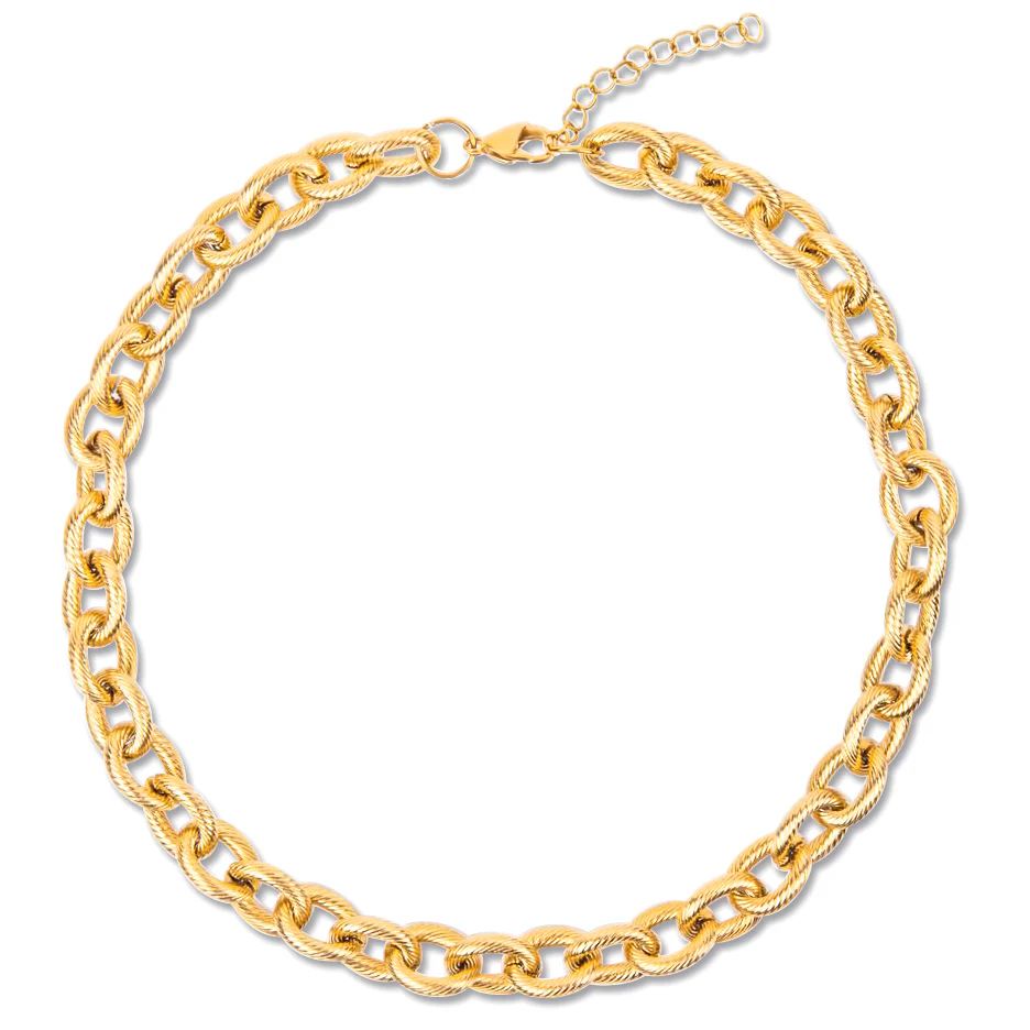 Ellie Vail - Stevie Chunky Chain Link Necklace | Ellie Vail Jewelry