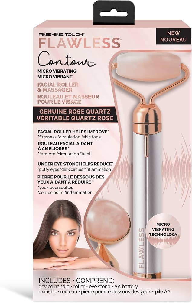 Finishing Touch Flawless Contour Vibrating Face Roller & Face Massager, At Home Facial Skin Care ... | Amazon (CA)