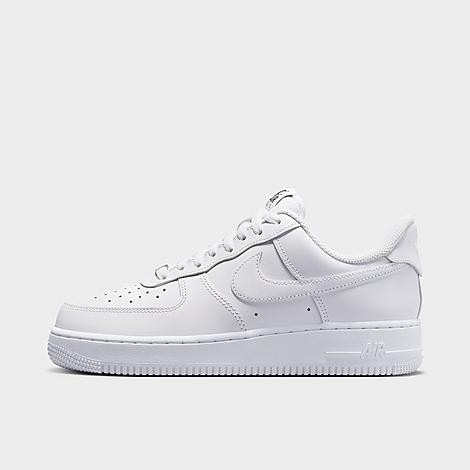 Nike Women's Air Force 1 '07 FlyEase Casual Shoes in White/White/White Size: 5.5 | Finish Line (US)