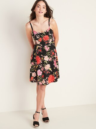 Fit & Flare Cami Mini Dress for Women | Old Navy (CA)