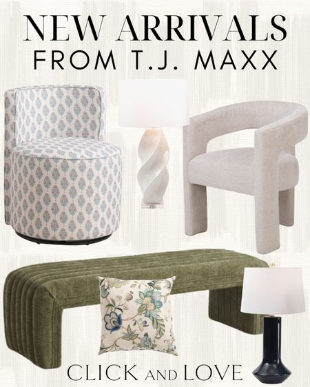 NEW Arrivals from T. J. Maxx! Great furniture and decor pieces at exceptional prices!

Home decor, home finds, affordable furniture, budget friendly furniture finds, interiors, interior design, bedroom finds, outdoor stool, outdoor furniture, accent chair, lighting, lamp, affordable decor, bench, pillow cover, pattern pillow, pillows

#LTKFindsUnder100 #LTKStyleTip #LTKHome