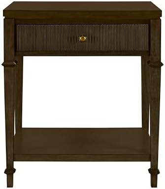 Martha Stewart Kenna Drawer Nightstand for Bedroom Nightstand with Drawer Lily Pond Collection Be... | Amazon (US)