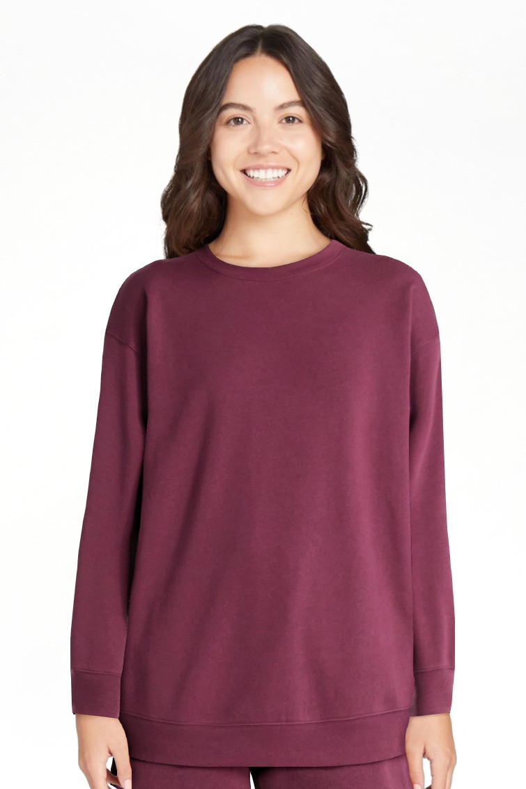 No Boundaries Fleece Oversized Sweatshirt with Long Sleeves, Women’s - Walmart.com | Walmart (US)