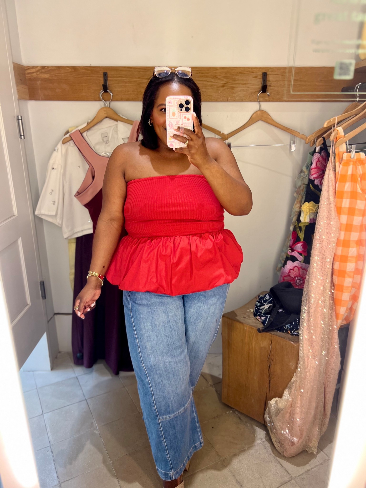 This cute red knit strapless bubble hem top is so fun from Anthropologie! ❤️

#LTKSaleAlert #LTKMidsize #LTKFindsUnder100