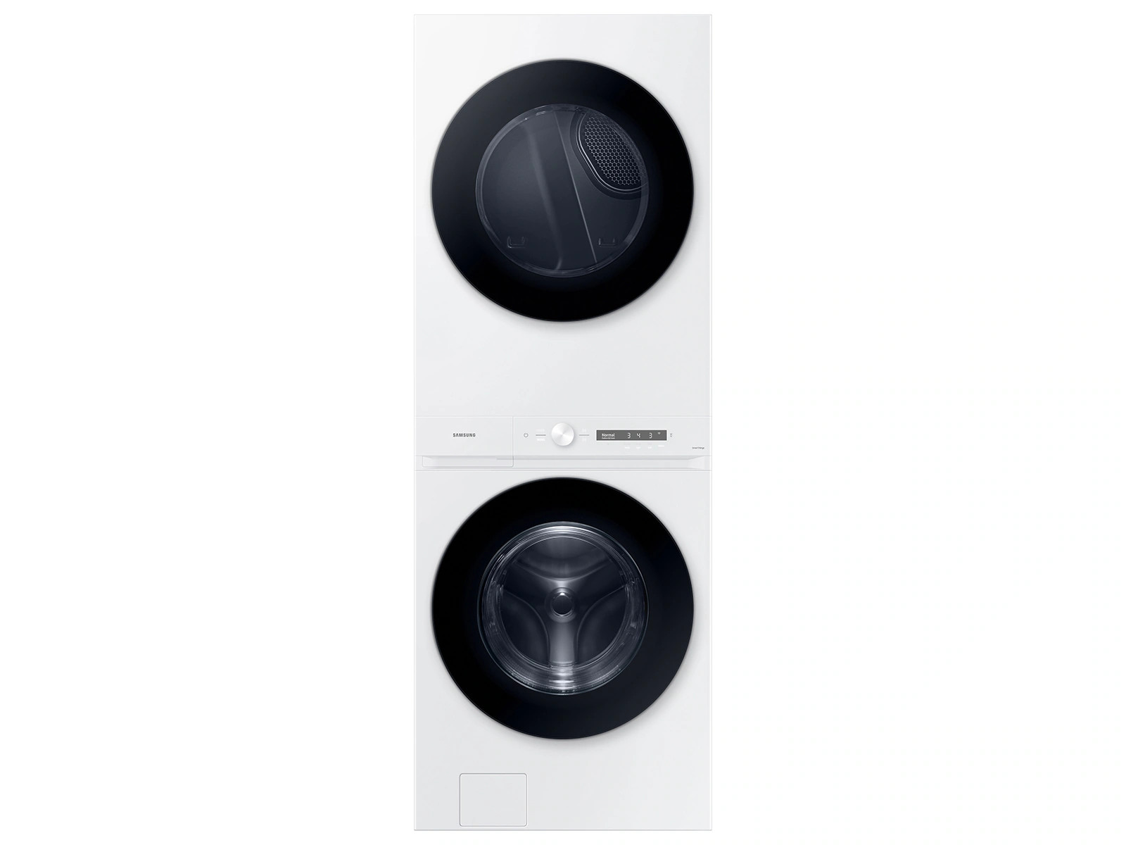 Bespoke 4.6 cu. ft. AI Laundry Hub\u2122 Single Unit Washer & Electric Dryer in White | Samsung U... | Samsung