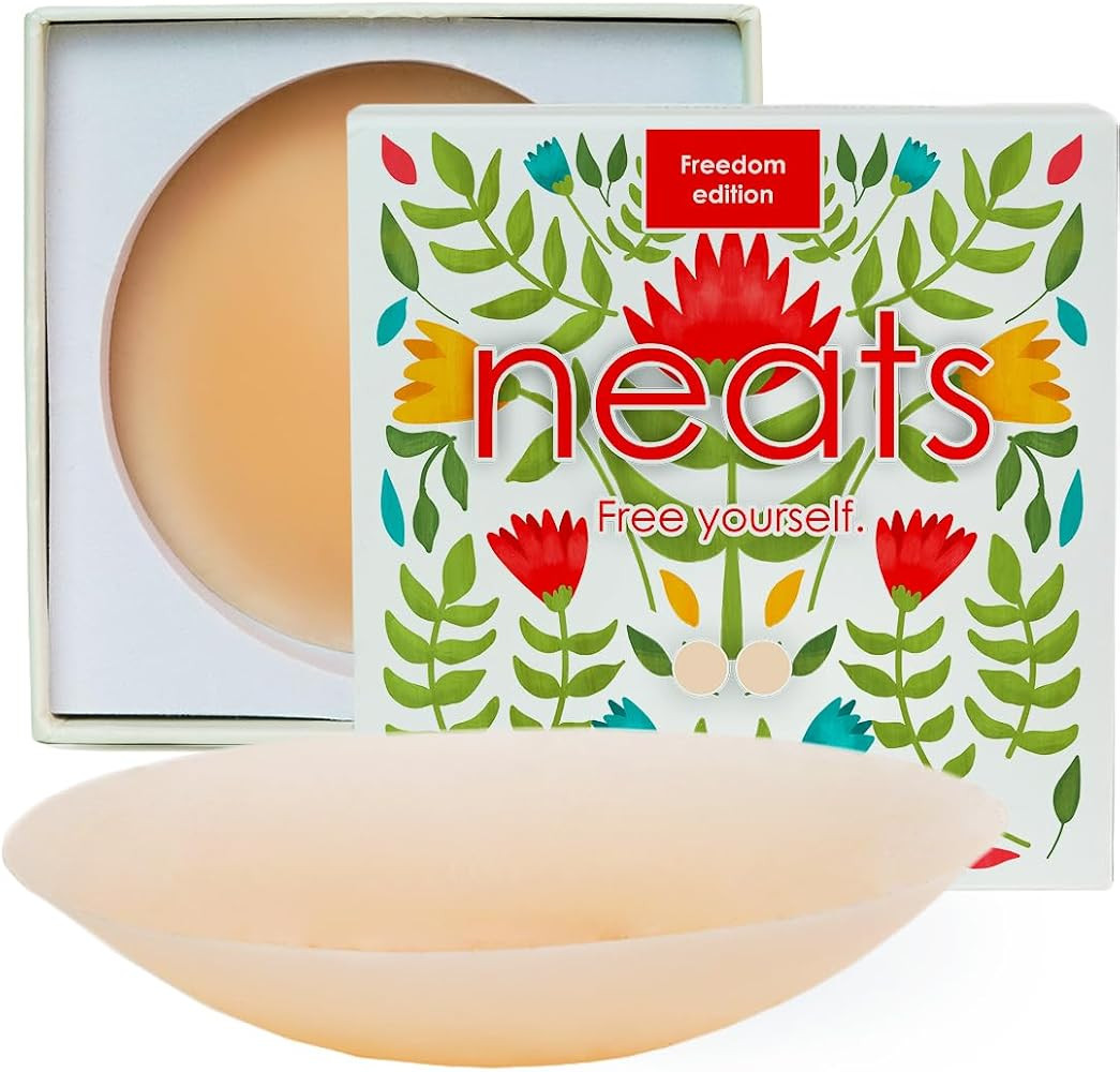 NEATS Nipple Cover LIMITED EDITION - 1 pair, Reusable & Hypoallergenic Sticky Adhesive Silicone N... | Amazon (UK)