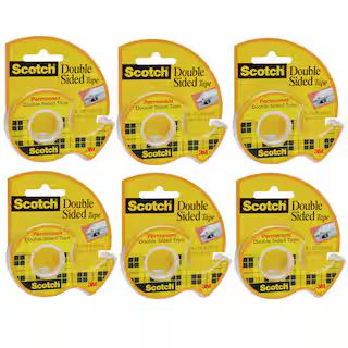 Scotch® 0.5"" X 6.9Yd. Double Sided Tape In Dispenser Rolls, 6Ct. | Michaels® | Michaels Stores