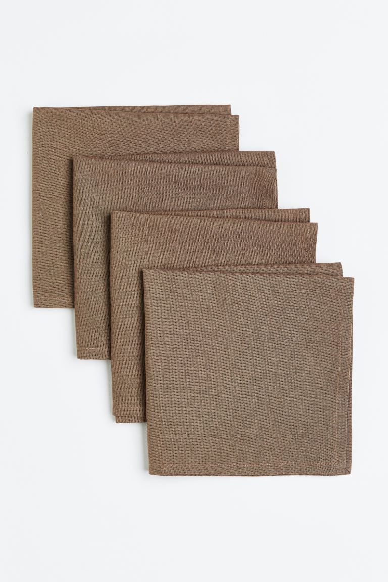 4-pack Cotton Napkins | H&M (US + CA)