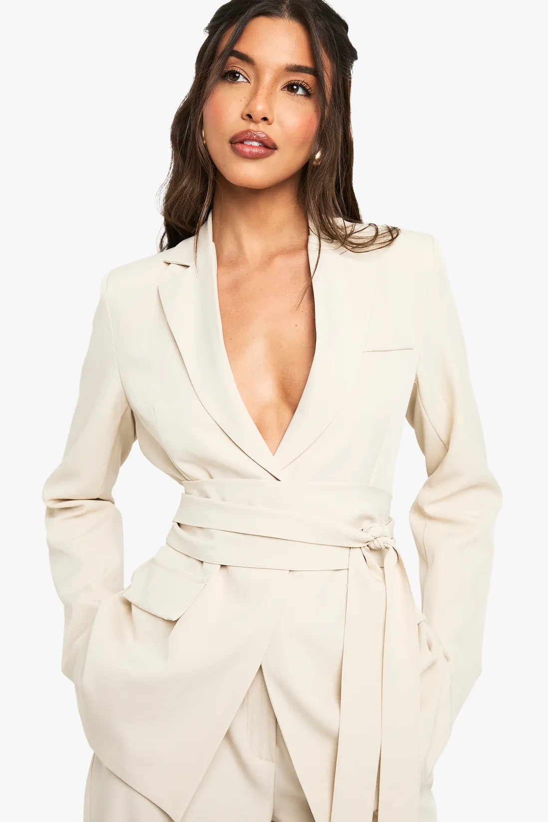 Obi Tie Waist Blazer | boohoo (US & Canada)