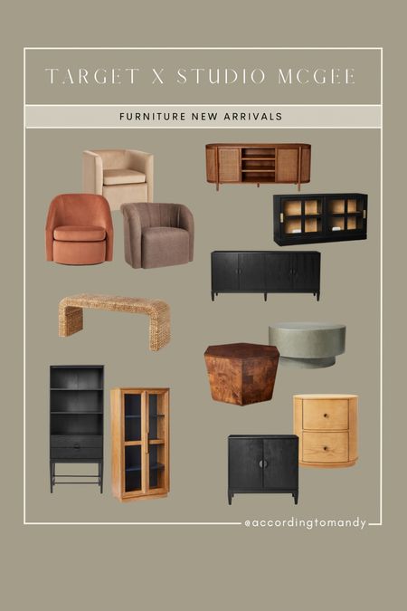 Target x Studio Mcgee new arrivals 

LAUNCHES 6/25! 

*HEART YOUR FAVE AND SHOP WHEN IT DROPS*

Target finds / new arrivals / furniture / cabinets / coffee table / budget friendly / accent chairs / nightstand 

#LTKunder100 #LTKFind #LTKhome